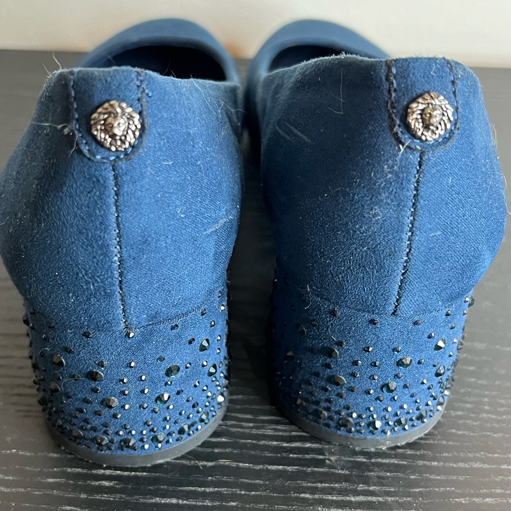Anne Klein Blue Heels with Embellished Heel